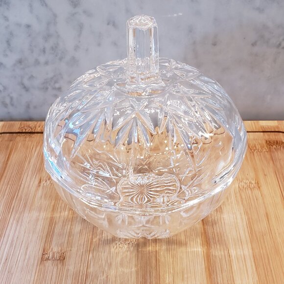 Crystal Candy Dish with Lid - Picture 2 of 8